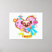 J'Aime Les Carlins ! Impression Canvas (Recto)