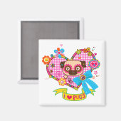 J'Aime Les Carlins ! Magnet (Recto/Verso)