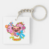 J'Aime Les Carlins ! Porte-clés (Dos)