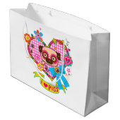J'Aime Les Carlins ! Sacs Cadeaux (Dos Angle)