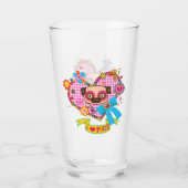 J'Aime Les Carlins ! Verre (Dos)
