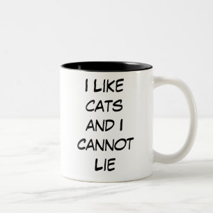 J'aime les chats et je ne peux pas mentir Mug