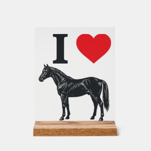 J'aime les chevaux vintage gravure conception de t