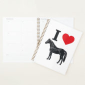 J'aime les chevaux vintage gravure conception de t (Devant avec enveloppe)