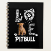 J'aime les chiens Pitbull (Devant)