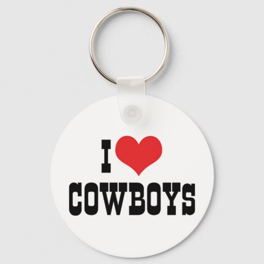 J'aime les cow-boys Porte-clés (Recto)