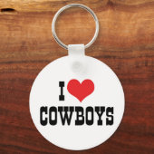 J'aime les cow-boys Porte-clés (Recto)