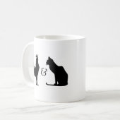 J'aime les deux mugs de café (Devant gauche)
