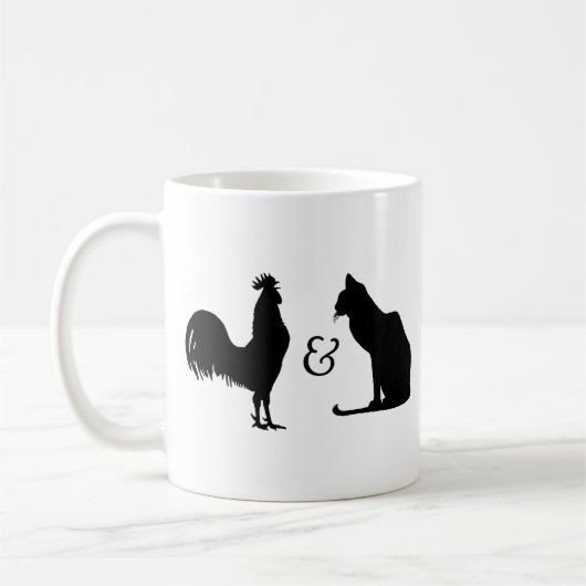 J'aime les deux mugs de café (Gauche)