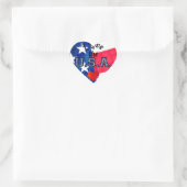 "J'aime les États-Unis." Autocollant (Sac)