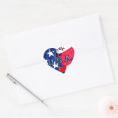 "J'aime les États-Unis." Autocollant (Enveloppe)
