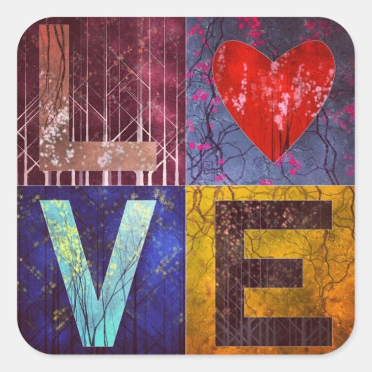 J'Aime Les Forêts ! Autocollants (Devant)