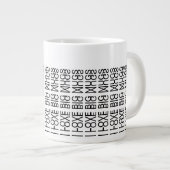 J'aime les grands mugs & Message secret caché pers (Devant droit)