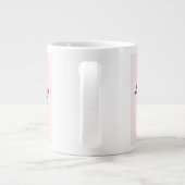 J'aime les grands mugs Mug à café (Dos)