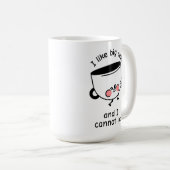 J'aime les Grands Tasses – Mug Classique (Devant droit)