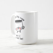 J'aime les Grands Tasses – Mug Classique (Devant gauche)