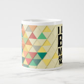 J'Aime Les Grosses Mugs Moderne Motif Triangle Drô (Devant)