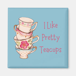 J'Aime Les Jolies Teups Blue Fridge Magnet
