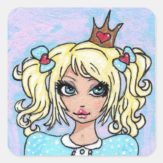 "J'Aime Les Lapins Fluffy !" Autocollant (Devant)