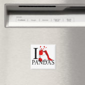 J'aime les Magnets de Pandas (In Situ (Lave-vaisselle))