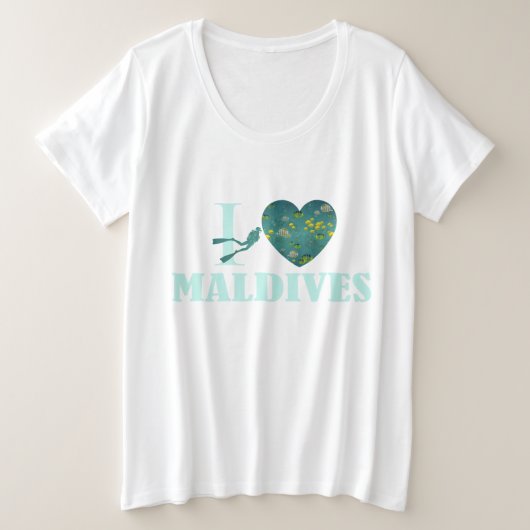J'aime les Maldives (Design devant)