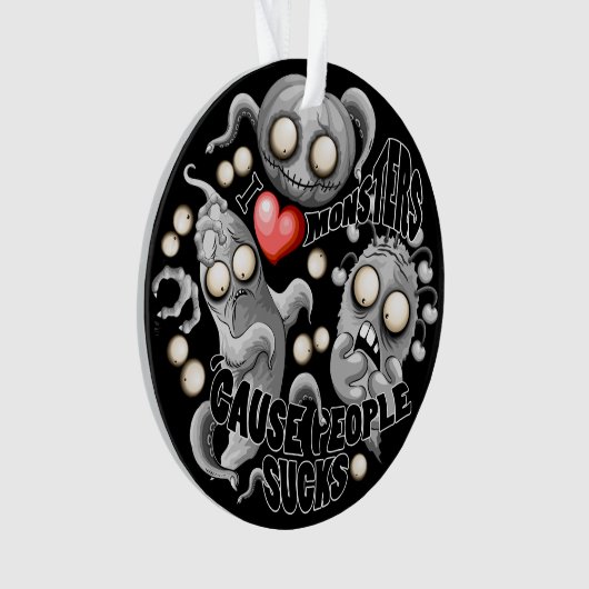 J'aime les monstres parce que les gens aiment les  (devant)