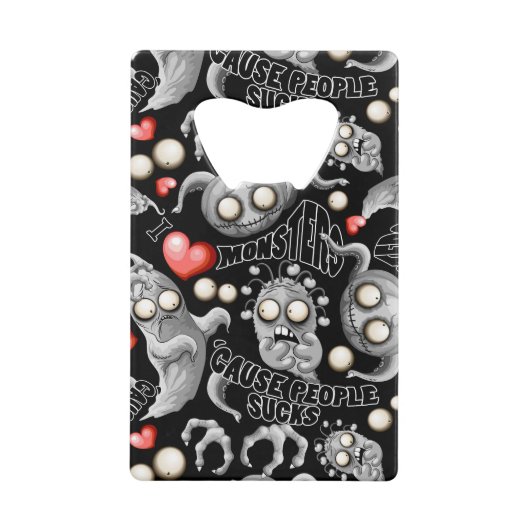 J'aime les monstres parce que les gens aiment les  (Devant)