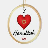 J'aime les ornements Hanoukka (Gauche)