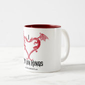 J'aime les Rois Mug de dragon (Devant droit)
