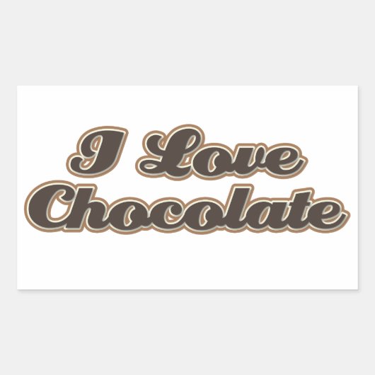 J'Aime Les Stickers Chocolat (Devant)