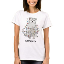 J'AIME LES T-shirts DE CHATS