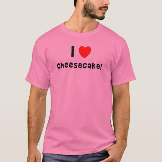 J'aime les T-shirts des femmes de gâteau au