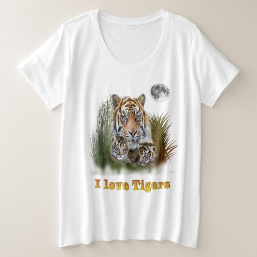 J'aime les tigres (Design devant)