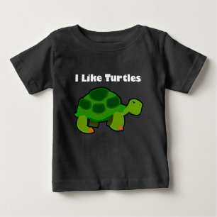 J'aime les tortues - Baby Fine Jersey T-shirt