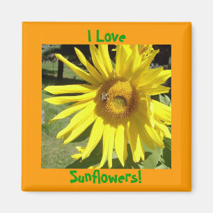 J'Aime, Les Tournesols ! Magnet