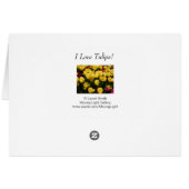 J'Aime Les Tulipes ! (Dos Horizontal)