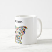 J'Aime Les Yorkies 11 oz. Café Mug (Devant droit)