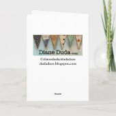 J'aime l'été et vous - Carte de voeux (Dos)