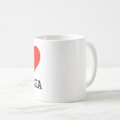 J'aime l'Indonésie - tasse de café (Devant droit)