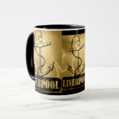 J'aime Liverpool - Vintage Mug (Devant gauche)