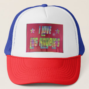 J'AIME Los Angeles Beau Casquette rougeâtre