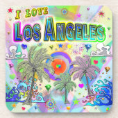 J'AIME Los Angeles Deep Dream Dessous de verre (Devant)