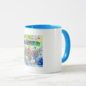 J'AIME Los Angeles Deep Dream Mug (Devant droit)