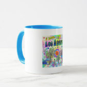 J'AIME Los Angeles Deep Dream Mug (Devant gauche)