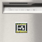 J'AIME Los Angeles Design #5 Magnet (In Situ (Lave-vaisselle))