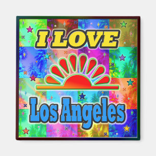 J'AIME Los Angeles Sun & Palms Magnet