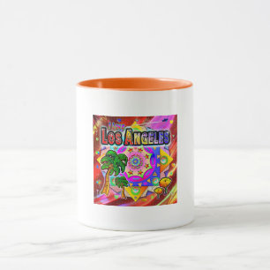 J'AIME Los Angeles Tropical Friends Mug