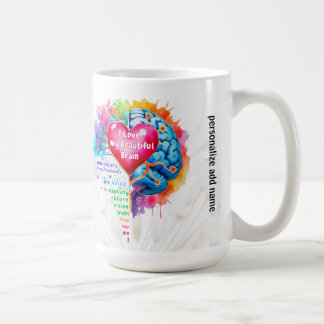 J'Aime Ma Belle Brain Beverage Mug