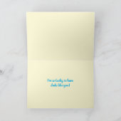 J'aime ma carte de Fête des pères de papes (Intérieur)