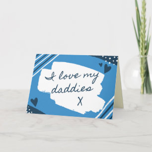 J'aime ma carte de Fête des pères de papes